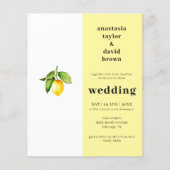 Papier Faire-part de mariage Citrus Citrus Budget (Devant)