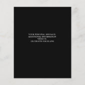 Papier Faire-part de mariage d'application de la loi du b (Dos)