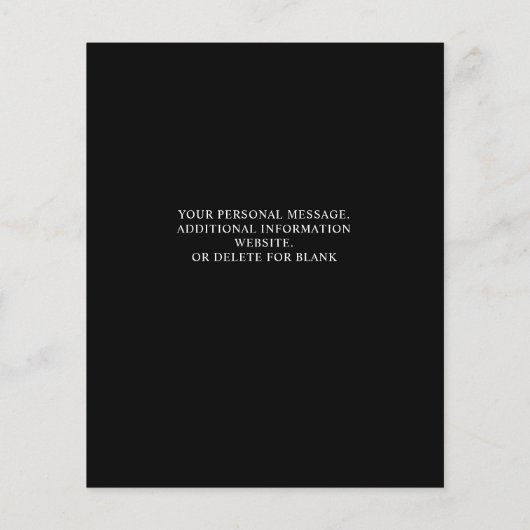 Papier Faire-part de mariage d'application de la loi du b (Dos)