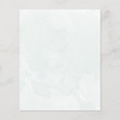 Papier Faire-part de mariage d'aquarelle Eucalyptus Budge (Dos)