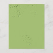 Papier Faire-part de mariage d'aquarelle tropicale budgét (Dos)