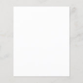 Papier Faire-part de mariage de bordure du script formel  (Dos)