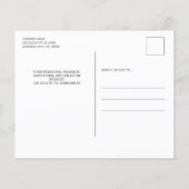 Papier Faire-Part de Mariage de Botanique de Budget Vert (Dos)