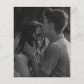 Papier Faire-part de mariage de budget photo classique si (Dos)