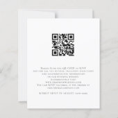 Papier Faire-part de mariage de code QR de l'Arrière - pl (Dos)