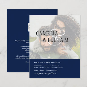 Papier FAIRE-PART DE MARIAGE de PHOTO Enregistrer la date