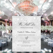 Papier Faire-part de mariage de renouvellement de voeux d