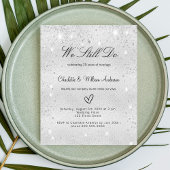 Papier Faire-part de mariage de renouvellement de voeux d