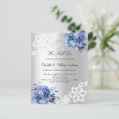 Papier Faire-part de mariage de renouvellement du voeu fl (Debout devant)