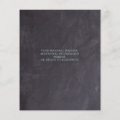 Papier Faire-part de mariage écologique à budget (Dos)