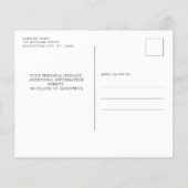 Papier Faire-part de mariage écologique à budget (Dos)