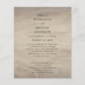 Papier Faire-part de mariage espagnol BILINGUAL Nuestra B (Devant)