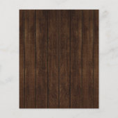 Papier Faire-part de mariage floral automnal rustique à p (Dos)