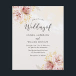 Papier Faire-part de mariage Floral Blush abordable<br><div class="desc">Faire-part de mariage Floral Blush abordable</div>