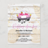 Papier Faire-part de mariage mignon à petit prix pour une (Devant)