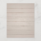 Papier Faire-Part de Mariage Pas Cher Fleur Simple (Dos)