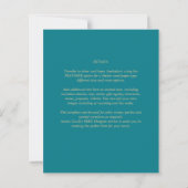 Papier FAIRE-PART DE MARIAGE photo BUDGET Date d'enregist (Dos)