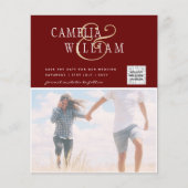 Papier FAIRE-PART DE MARIAGE photo BUDGET Date d'enregist (Devant)