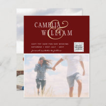 FAIRE-PART DE MARIAGE photo BUDGET Date d'enregist