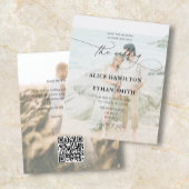 Papier Faire-part de mariage photo de script budgétaire