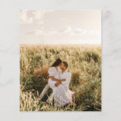 Papier Faire-part de mariage PHOTO Green Forest (Dos)