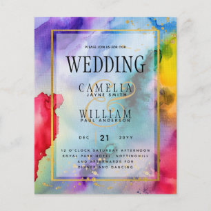Papier FAIRE-PART DE MARIAGE PRIDE EN COURSE Encre LeahG