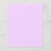 Papier Faire-part de mariage rose Lavender (Dos)