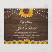 Papier Faire-part de mariage Russe des lumières à chaîne  (Devant)