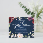 Papier Faire-Part de Mariage Rustique Budget Simple (Debout devant)