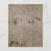 Papier Faire-part de mariage rustique de la corde à quai  (Dos)