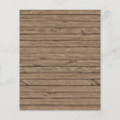 Papier Faire-part de mariage rustique floral à petit budg (Dos)