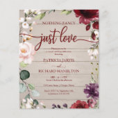 Papier Faire-Part de Mariage Simple et Pas Cher (Devant)