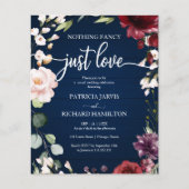Papier Faire-Part de Mariage Simple et Pas Cher (Devant)