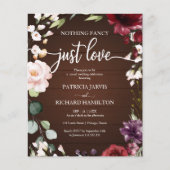 Papier Faire-Part de Mariage Simple et Pas Cher (Devant)