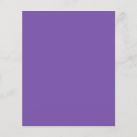 Papier Faire-part de mariage simple violet budget (Dos)