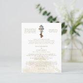 Papier Faire-part de mariage traditionnel BYZANTINE (Debout devant)