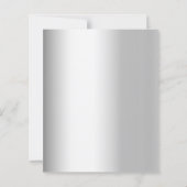 Papier Faire-part de mariage verdoyant (Dos)