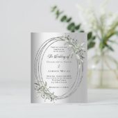 Papier Faire-part de mariage verdoyant (Debout devant)