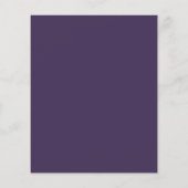 Papier Faire-part de mariage violet Budget Greenery (Dos)