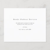 Papier Faire-part de naissance avec collage de photos de  (Dos)