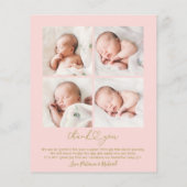 Papier Faire-part de naissance Budget du cadre Arch World (Dos)