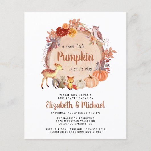 Papier Faire-Part de Naissance Couple Thème Bois et Citro (Devant)