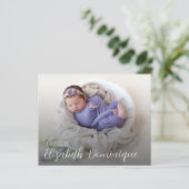 Papier Faire-part de naissance photo multiple du budget (Debout devant)