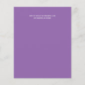 Papier Faire-part de passage à la noce mignon et pas cher (Dos)