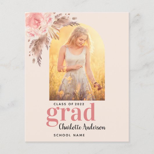 Papier Faire-part de remise des diplômes de l'herbe de la (Devant)