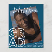 Papier FAIRE-PART D'Études BUDGÉTAIRES PHOTO Classe Moder (Devant)