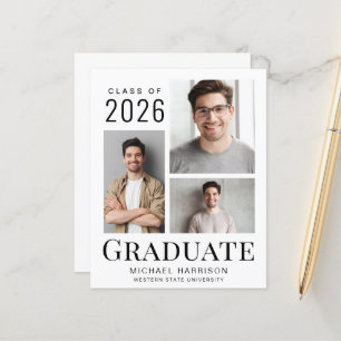 Papier Faire-part d'obtention d'un diplôme de photographi