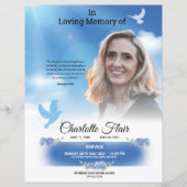 Papier Faire-part funéraire et invitation (Devant)