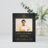 Papier Faire-part photo de l'école de droit budgétaire (Debout devant)