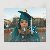 Papier Faire-part photo pour diplômés de la Parties scint (Devant)